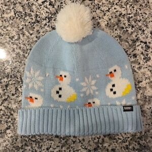 Bark Womens‎ Winter Beanie Snowman Snow Flakes